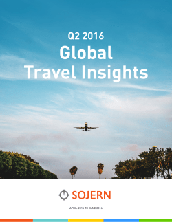 Global Travel Insights Q2 2016