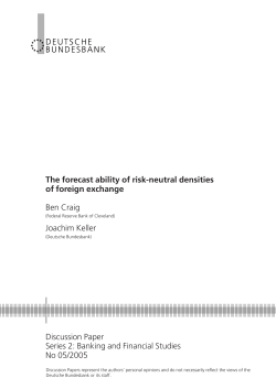 The forecast ability of risk-neutral densities of foreign exchange
