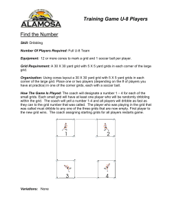 Training Game U-8 Players Find the Number