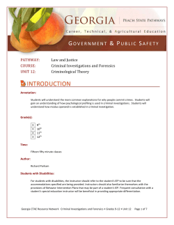 CIF_12_UNIT PLAN_Criminological Theory