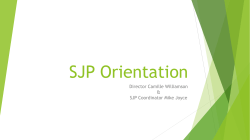 SJP Orientation