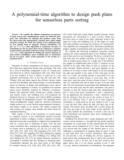 A polynomial-time algorithm to design push plans for sensorless