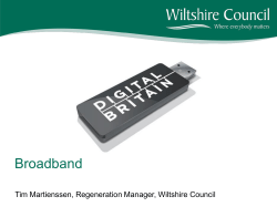 Presentation title - Wiltshire Council
