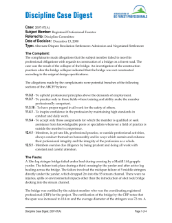 Discipline Case Digest 2007