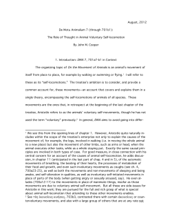 2 See &tau;ὰ&sigmaf; ἑ&kappa;&omicron;&upsilon;&sigma;ί&omicron;&upsilon;&sigmaf; &kappa;&iota;&nu;ή&sigma;&epsilon;&iota;&sigmaf;, 703b3, contrasted there with certain