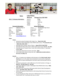 Personal Player Profile