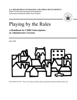 Playing by the Rules