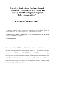 Extending Institutional Analysis through Theoretical Triangulation