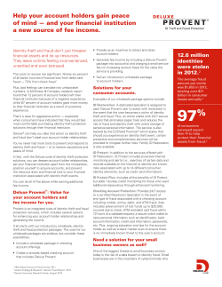 Deluxe Provent - Lyndon State Bank