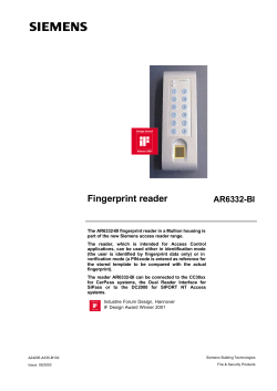 product sheet reader AR6332-BI