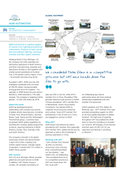 AGM AUTOMOTIVE We considered three firms in a competitive