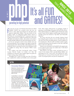 parenting for high potential - National Association for Gifted Children