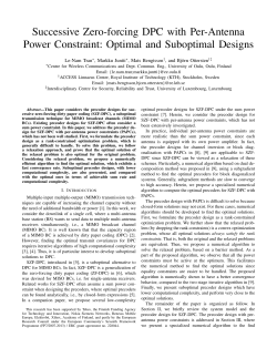 Successive Zero-forcing DPC with Per-Antenna Power