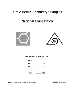 Practical Examination - Austrian Chemistry Olympiad