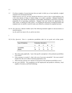 3-8 (Key Question) How will each of the following