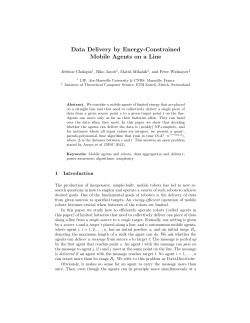 Data Delivery by Energy-Constrained Mobile Agents on a Line