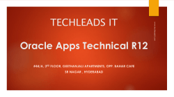 TECHLEADS IT Realtime Oracle Fusion Training Institute