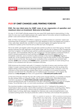 Flexy/Flexy-S 1st draft - packaging printing machines