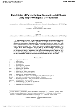 Data Mining of Pareto-Optimal Transonic Airfoil Shapes Using