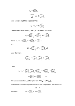 ( ) ( ) And hence it might be expected that ( ) The difference between