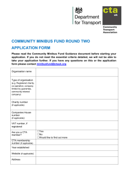 community-minibus-fund-round-two-application