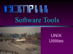 Unix utilities