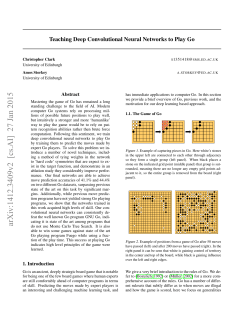Teaching Deep Convolutional Neural Networks to Play Go