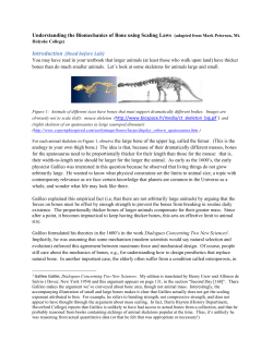 Understanding the Biomechanics of Bone using Scaling Laws