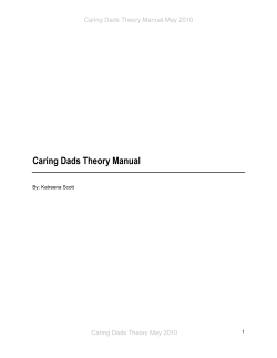 Caring Dads Theory Manual