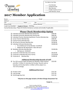 Application for Membership ()