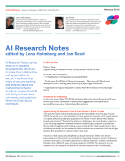 AI Research Notes - The Taos Institute