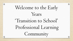 Taken from `Transition to School `, DECD