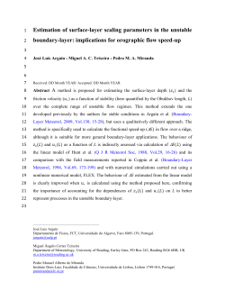 Estimation of surface-layer scaling parameters in the unstable