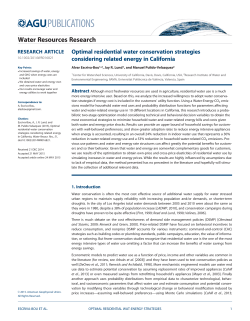 Optimal residential water conservation strategies considering