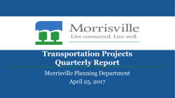 Quarterly Transportation Presentation