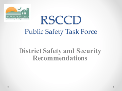 Rancho Santiago Community College District Security