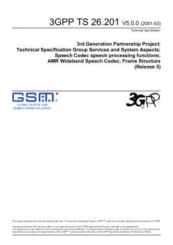 3GPP TS 26.201 v. 5.0.0