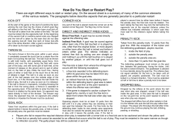 How Do You Start or Restart Play