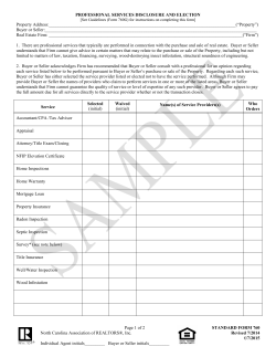 of 2 North Carolina Association of REALTORS&reg;, Inc. Individual