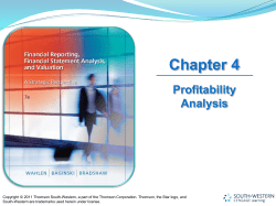 Analyzing the Profit Margin for ROA