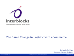 The Game Change in Logistic with eCommerce