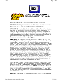 game instructions - Growing Tree Toys