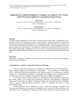 5. Application of Artificial Intelligence &ndash; Case Based