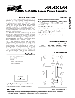 MAX2242 DS - Maxim Integrated