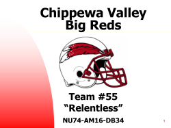 Spring Parent Meeting Presentation - The Official Site of Chippewa