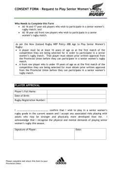 As per the New Zealand Rugby NRP Policy #8B Age to Play Senior