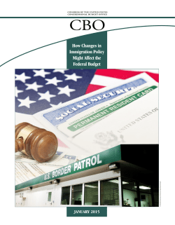 How Changes in Immigration Policy Might Affect the Federal Budget
