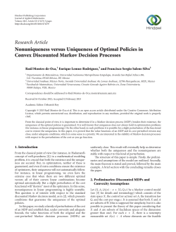 Nonuniqueness versus Uniqueness of Optimal Policies in Convex