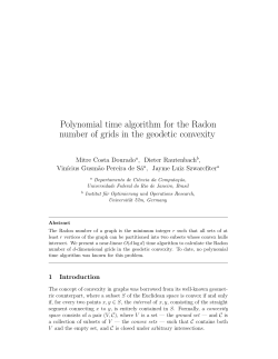 Polynomial time algorithm for the Radon number of grids in the