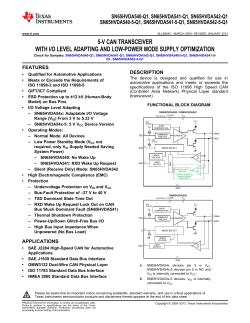 SN65HVDA54x-Q1, SN65HVDA54x-5-Q1 5-V